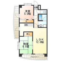 ペガサス2番館　住之江の物件間取画像